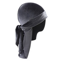 Funki Buys | Durags | Doo Rag | Unisex Long Velvet Skull Cap 2 Pcs