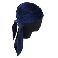 Funki Buys | Durags | Doo Rag | Unisex Long Velvet Skull Cap 2 Pcs