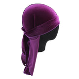 Funki Buys | Durags | Doo Rag | Unisex Long Velvet Skull Cap 2 Pcs