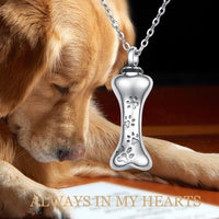 Funki Buys | Cremation Urn Necklaces | Dog Bone Pet Cremation Ashes Urn