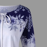 Funki Buys | Shirts | Women's Plus Size Top | Floral Long Sleeve Blouse