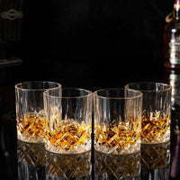 Funki Buys | Glasses | Whisky Glass Gift Set of 4 | 300ml/10oz Tumbler