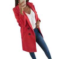 Funki Buys | Jackets | Women's Winter Woolen Business Coat | Long Jacket
