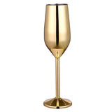 Funki Buys | Glasses | Champagne Flute 2 Pcs Set | Stainless Steel Cup