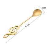 Funki Buys | Spoons | Music Note Coffee Spoons 7 Pcs Set | Long Handle