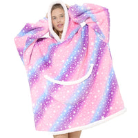 Funki Buys | Oodies | Unisex Soft Animal Print Hoodie Blanket