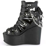 Funki Buys | Shoes | Women's Strappy Platform Wedges | Cage Shoes
