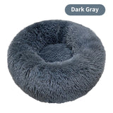 Funki Buys | Pet Beds | Dog Cat Pet Bed | Round Winter Warm Donut Bed