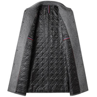 Funki Buys | Jackets | Men's Winter Wool Blend Jacket | Business Coat