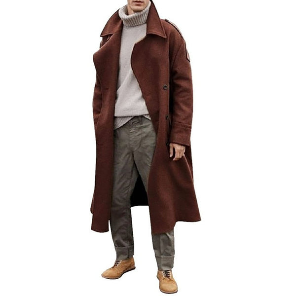 Funki Buys | Jackets | Men's Double Breasted Trench Coat