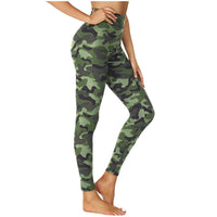 Funki Buys | Pants | Women's Camouflage Leggings | Military Army Green