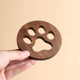 Funki Buys | Coasters | Solid Wood Cat Paw Cut Out Coasters 2 Pcs
