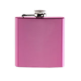 Funki Buys | Hip Flasks | Pink Personalized 6oz Hip Flask | Bride Gift