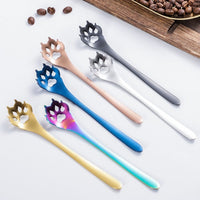 Funki Buys | Spoons | Cute Cat Paw Coffee Spoons | 5 Pcs Set Claw