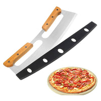 Funki Buys | Pizza Cutters | Kitchen Pizza Cutter Rocker With Guard