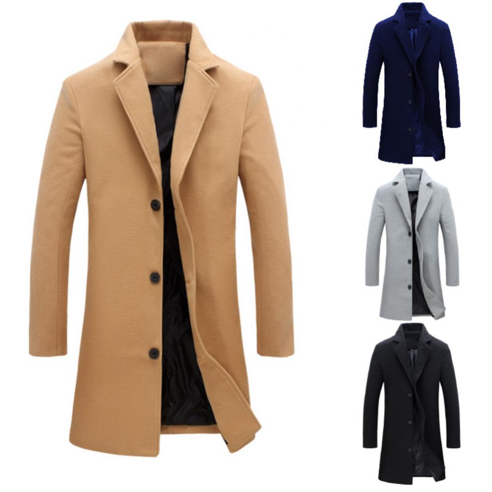 Funki Buys | Jackets | Men's Lightweight, Slim Fit Trench Coat | Business