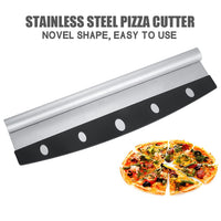 Funki Buys | Pizza Cutters | Stainless Steel Pizza Rocker with Cover