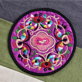 Funki Buys | Coasters | Vintage Embroidered Cloth Coasters | 10 Pcs