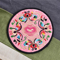 Funki Buys | Coasters | Chinese Floral Embroidered Coasters | 10 Pcs