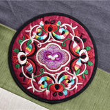 Funki Buys | Coasters | Chinese Floral Embroidered Coasters | 10 Pcs