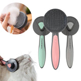 Funki Buys | Pet Brushes | Cat Brush, Dog Comb | Pop Out Self Cleaning