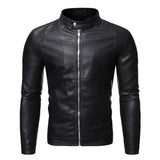 Funki Buys | Jackets | Men's Faux Leather Motorcycle Jacket | 5XL Men