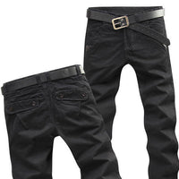 Funki Buys | Pants | Men's Military Slim Fit Cargo Pant | Skinny Jeans
