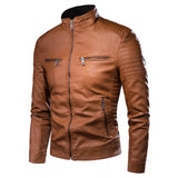 Funki Buys | Jackets | Men's Motorcycle Faux Leather Jacket | Vintage