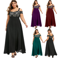 Funki Buys | Dresses | Women's Plus Size Elegant Evening Party Dress