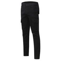 Funki Buys | Pants | Men's Stretch Tight Fit Cargo Pant | Skinny Jeans