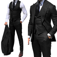 Funki Buys | Suits | Men's Formal Tuxedos | 3 Piece Slim Fit Business Suit