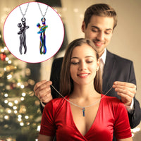 Funki Buys | Necklaces | Couple Hugging Necklace | Love's Embrace