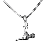 Funki Buys | Necklaces | Singer Microphone Pendant Necklace | Rockstar