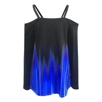 Funki Buys | Shirts | Women's Long Sleeved Zipper Tops | Buckle Strap