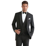Funki Buys | Suits | Men's Tuxedos | 3 Pcs Slim Fit Wedding Suit