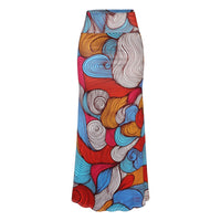 Funki Buys | Skirts | Women's High Waist Long Pencil Skirt | Geometric
