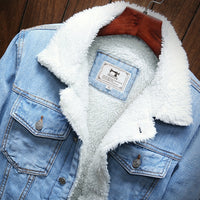 Funki Buys | Jackets | Men's Winter Warm Denim and Sherpa Jackets